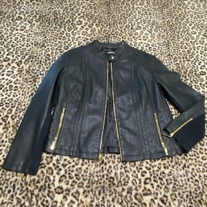 Leather Moto Jacket